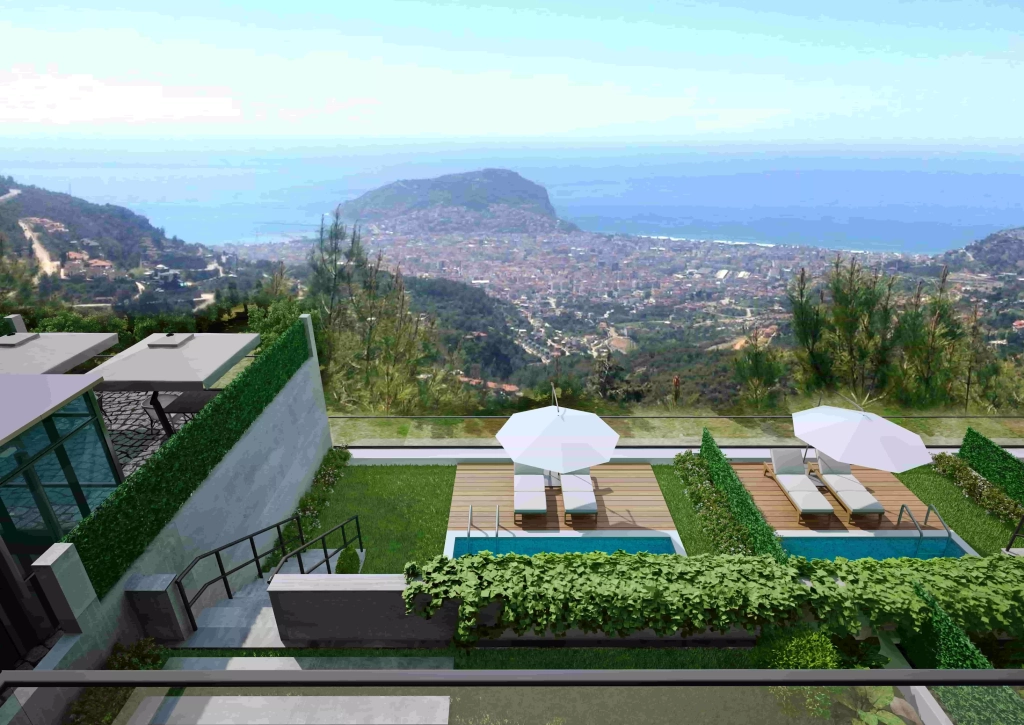 Luxurious Duplexes with Castle and Cleopatra Beach Views in Alanya 1 feniks 4 blok afis 11 min 1