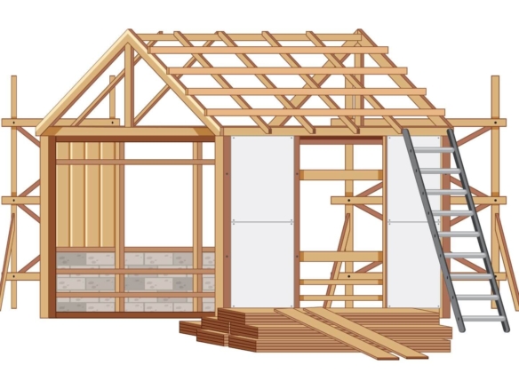 wooden house structure