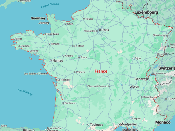 Map of France