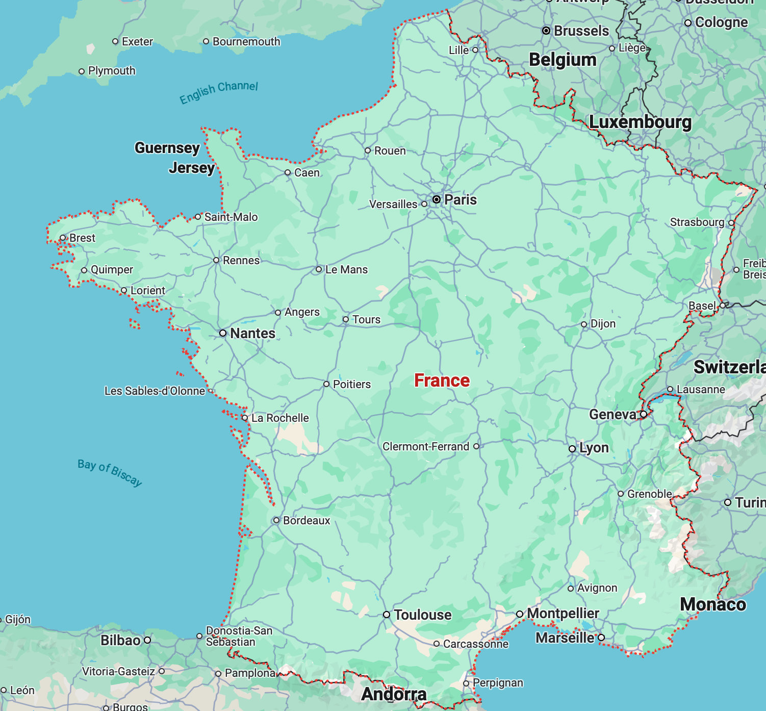 Map of France