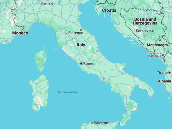 Map of Italy