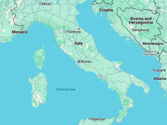 Map of Italy