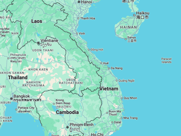 map of Vietnam