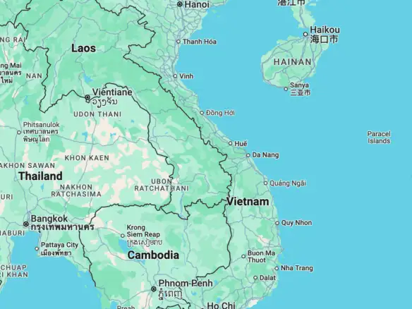 map of Vietnam