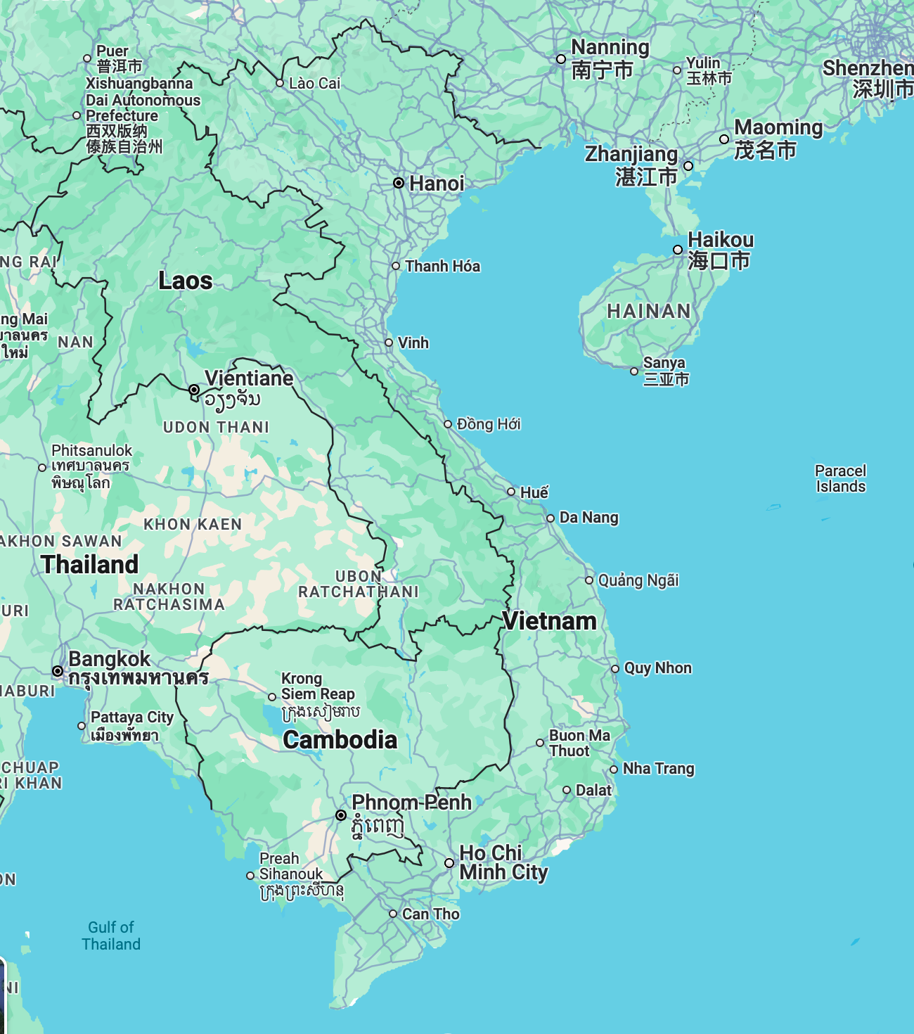 map of Vietnam