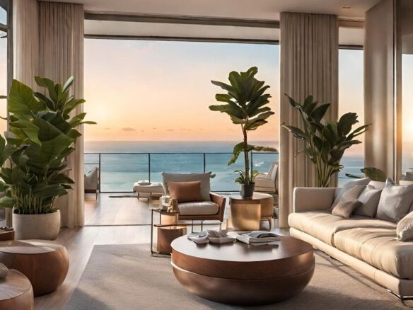 modern luxury condo with ocean view at sunrise 1024x667 1 1024x640 1