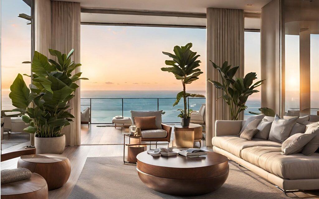 modern luxury condo with ocean view at sunrise 1024x667 1 1024x640 1