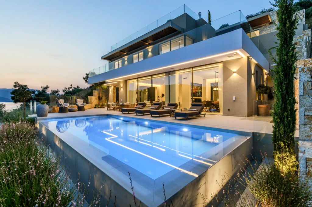 Luxury 7 Bed Waterfront Villa For sale in Meganisi Bay 1 00