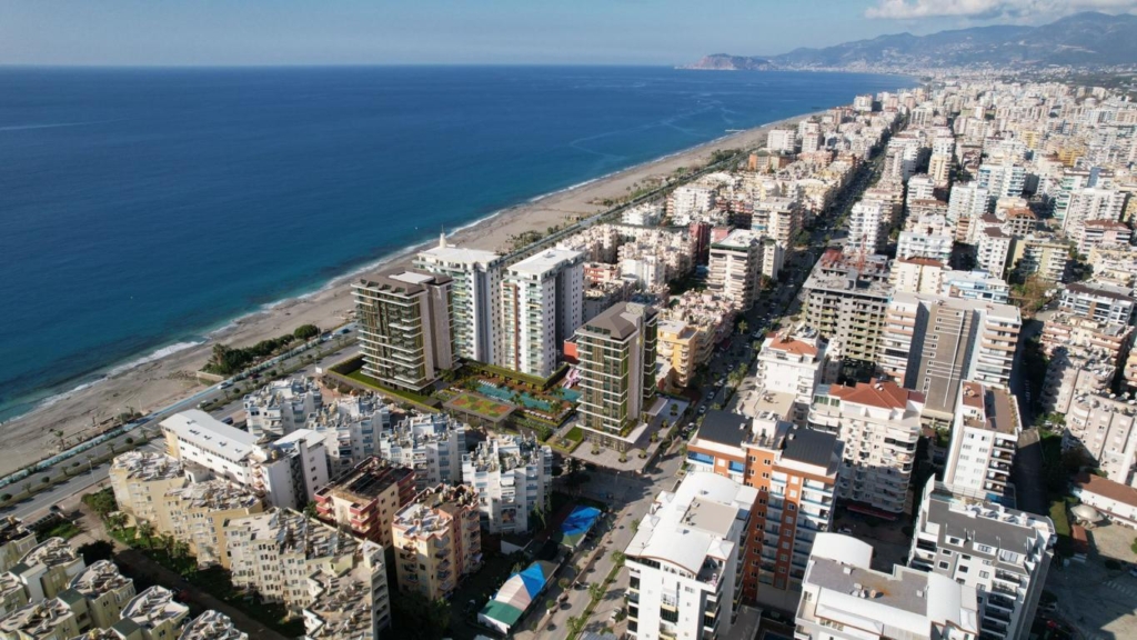 Mediterranean Riviera Beachfront Luxury Units for Sale in Alanya District, 1 H4
