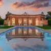 Luxury house in Enfield with stunning pool views and elegant architecture.