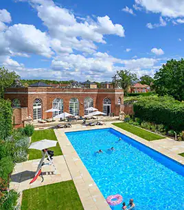 Beautiful luxury house in Enfield featuring a stunning pool and lush garden. Perfect for comfortable.