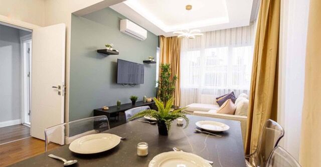 Corner position Airbnb building in Fatih, Istanbul, ideal for investment or living.