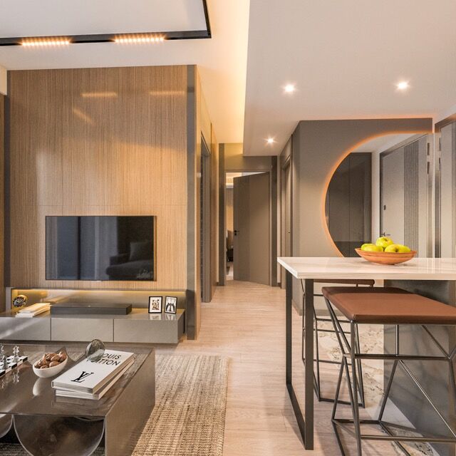 Modern apartment in Mezitli Mersin with stylish interior and prime location.