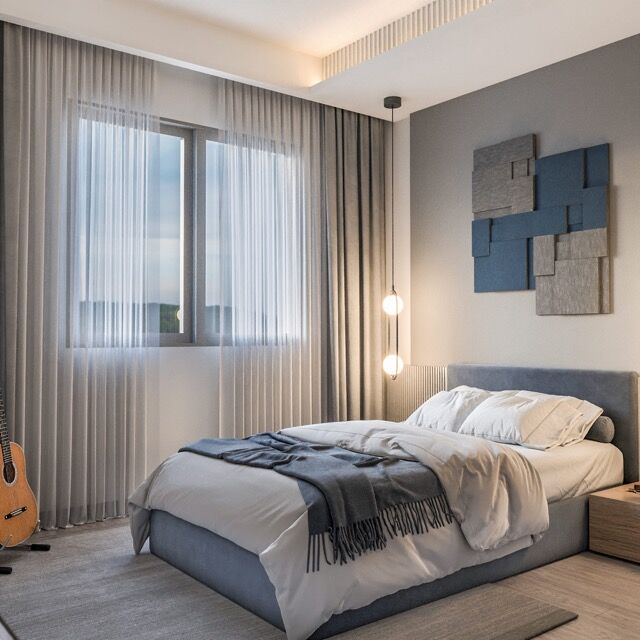 Modern apartment with bright interiors in Mezitli, Mersin, ideal for comfortable living.