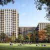 Riverside living with exclusive amenities in East London, featuring contemporary apartments surround.