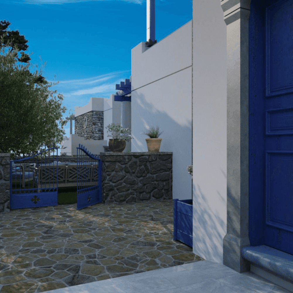 Luxury stone detached houses with private pools in Bodrum, offering stunning architecture and scenic.