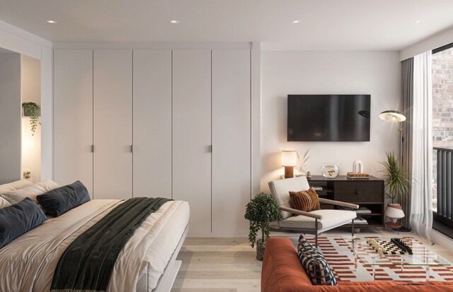 Modern 1 Bedroom Apartment with stylish furnishings in Manchester's vibrant city centre.