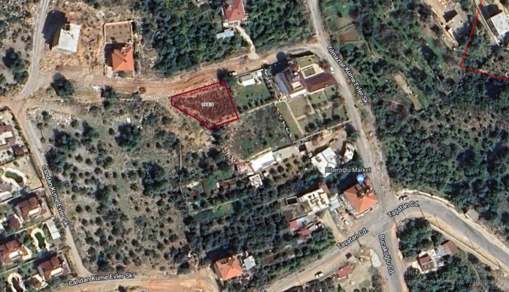 Sea View Villa Land for Sale 602 m2 in Oba Alanya 1 Turkiye Alanya Oba Land 602mt2 With Sea View 5
