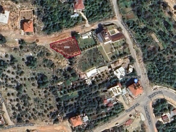 Turkiye Alanya Oba Land 602mt2 With Sea View
