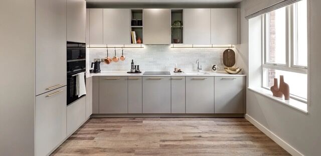 Modern North London kitchen with sleek cabinetry and natural light.