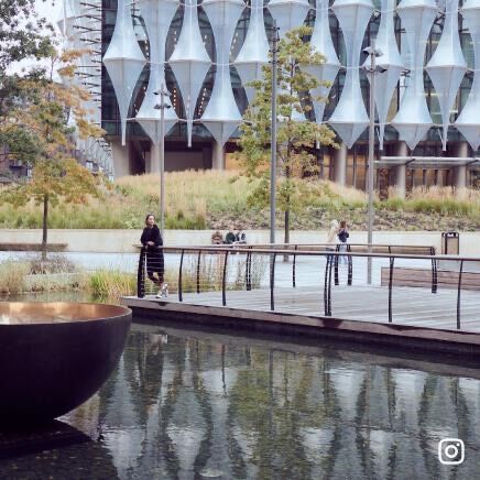 Modern riverside residences in West London with stunning architecture and vibrant city views.