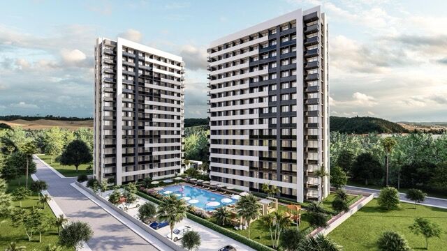 New sea view apartments near the beach in Mersin Erdemli, offering stunning views and modern ameniti.