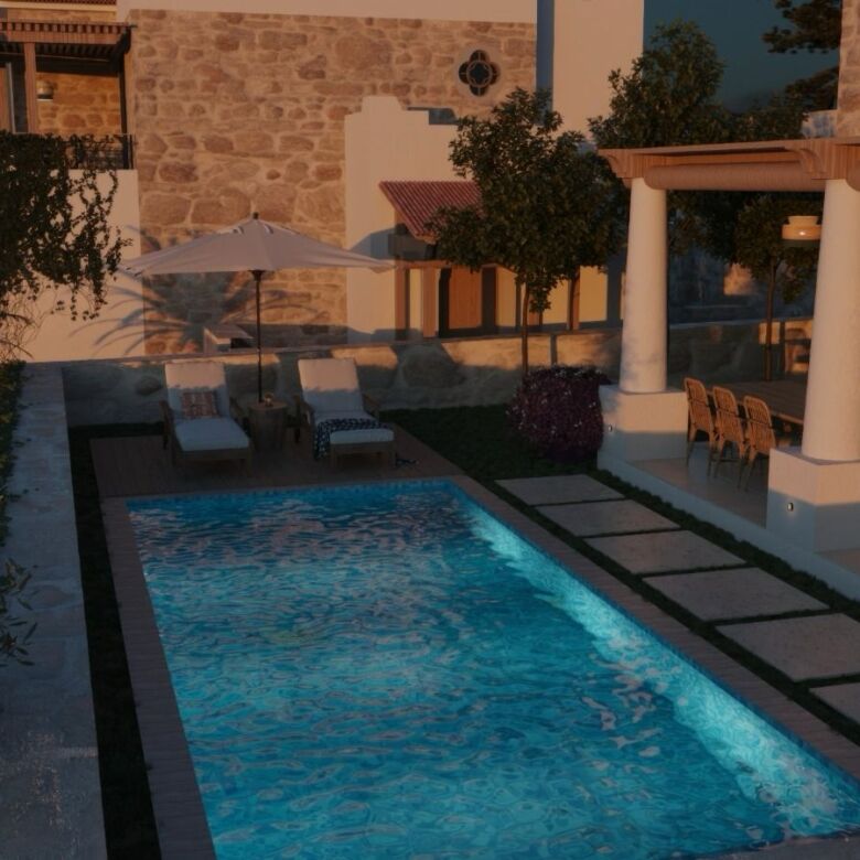 Luxury Bodrum villas with private pools and panoramic sea views.