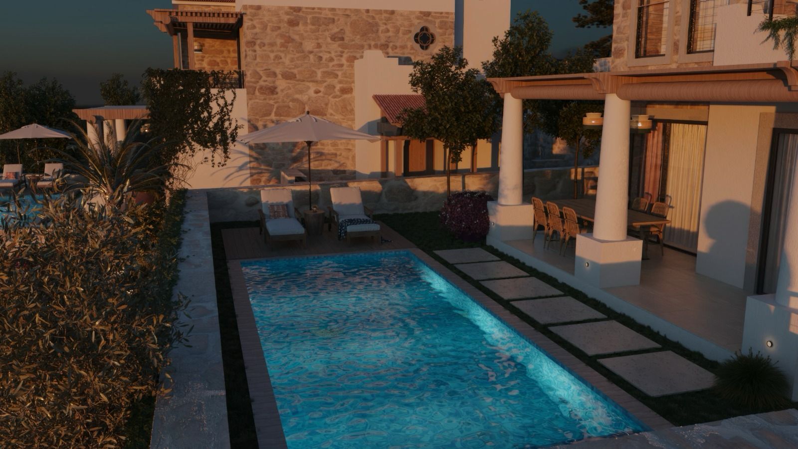 Luxury Bodrum villas with private pools and panoramic sea views.