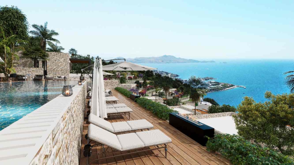 Sea View Properties in a Gated Complex with Pool in Bodrum 1 the most bodrum view 14