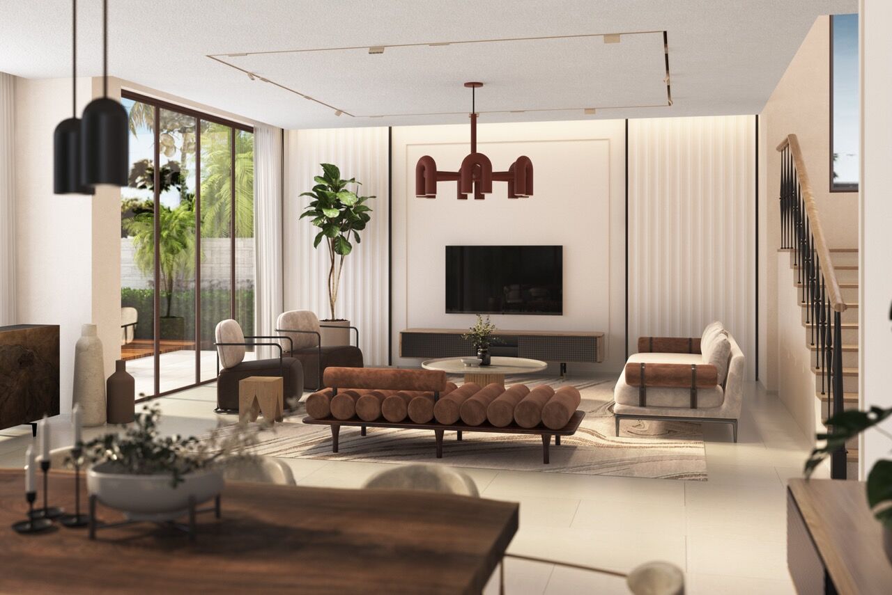 Island-Inspired Townhouses in Dubai - A Playful Retreat Inspired by Ibiza's Spirit.