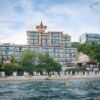 Beachfront hotel Tiva Del Mar in St. Vlas with 1-bedroom apartment.