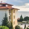 Sea view studio apartment with balcony in Garden of Eden, St. Vlas, offering scenic coastal vistas.
