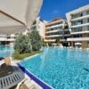 Apartment with swimming pool at Grand Kamelia, Sunny Beach.