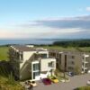 Contemporary residential buildings in Sveti Vlas offering 1-2 bedroom units, no maintenance fee, nea.