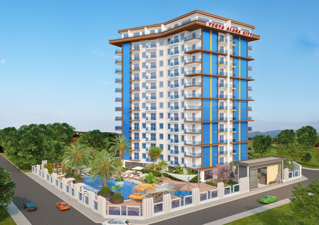 Stylish Apartments Near the Sea in Alanya's Central District 1 007 YEKTA HOMES YEKTA ALARA CITY Large