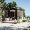 Villa with glass walls and sea views in Pure Haven Drage.