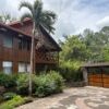 Luxury Costa Rican home with lush tropical garden and spacious balcony in Escazu.