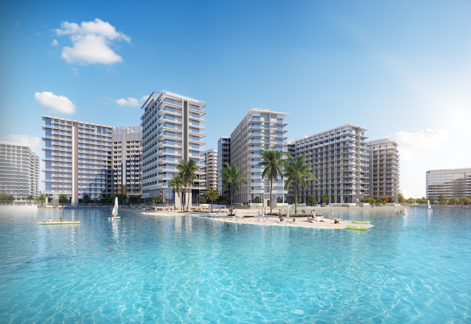 Studio Condo with Lagoon View in Dubai South | Steps from Opera | Jan 2026 Handover 1 AV LR 010 Lagoon to Building View 01 1