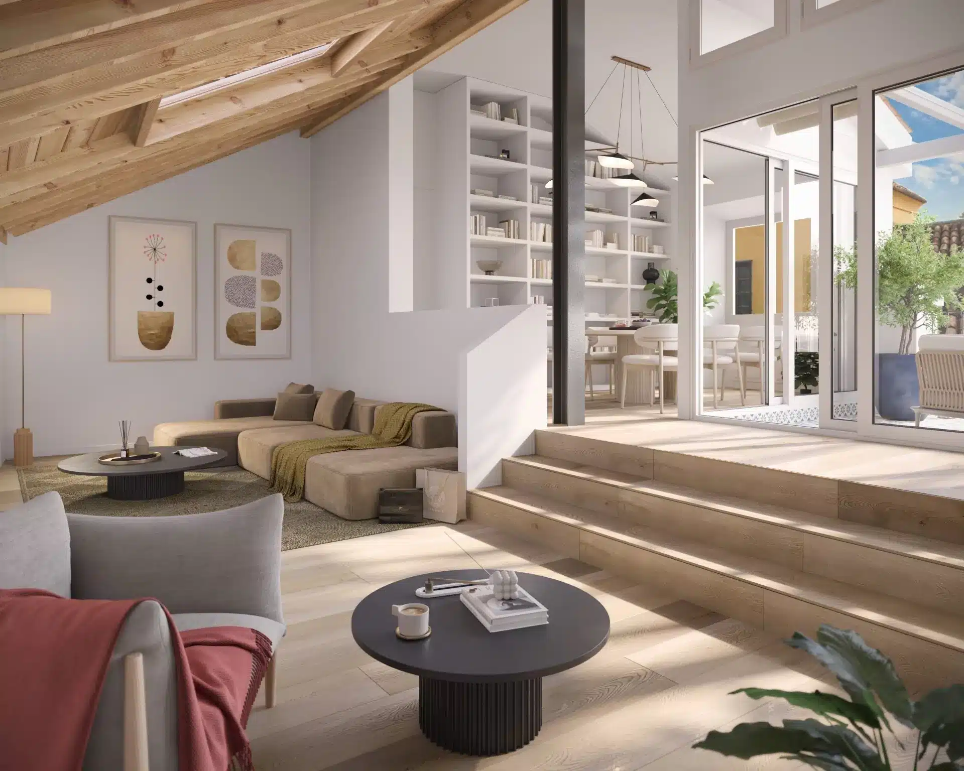 Santa Maria 23 - Boutique investment Opportunity in the Cultural Capital of the Costa del Sol 1 02 ATICO SALON HQ scaled 1