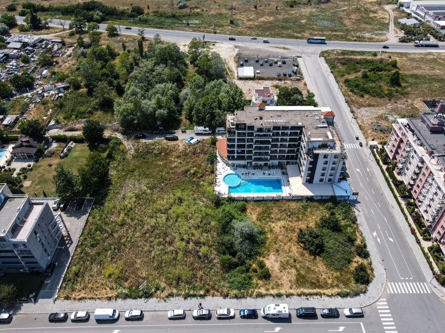 Apartment complex near the sea in Sunny Beach, Bulgaria.
