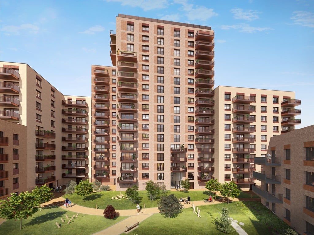 Prime 1-Bedroom Apartment in Royal Gateway - ideal investment 1 BA2308 Cloister Corner View 35 Garden F Final