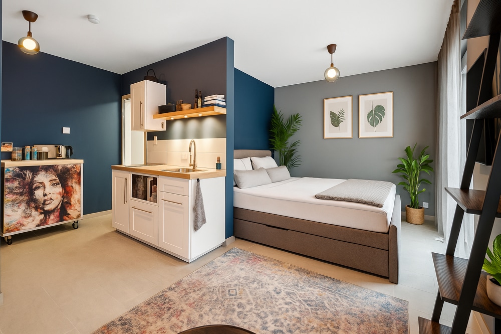 Ready to move! Modern furnished 1-room apartment with balcony in Friedrichshain 1 c6cef036 6b3f 431d bb0b 0e181a38a8f9