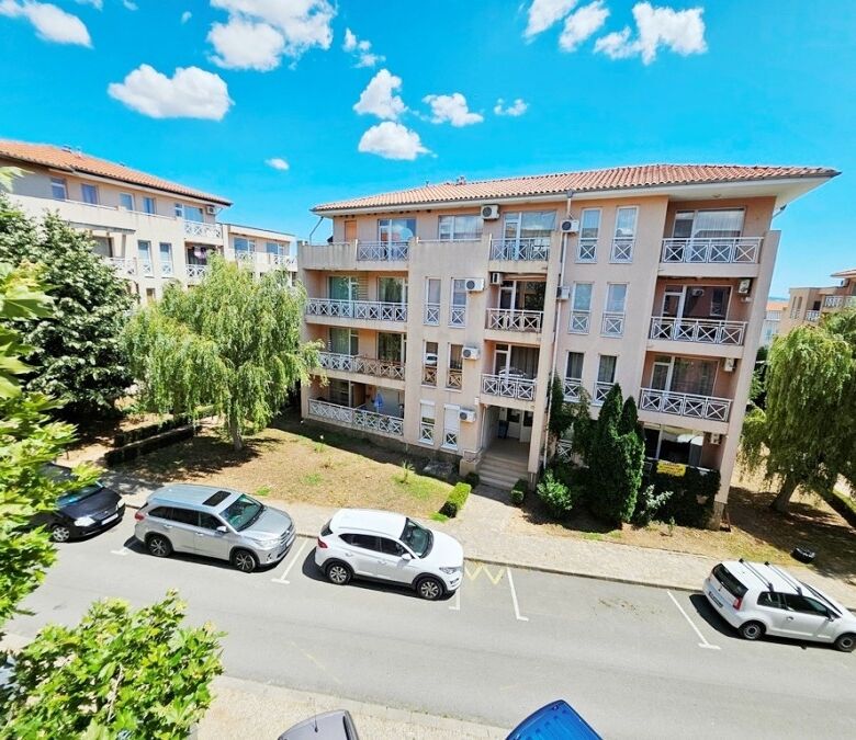 Bright 1-bedroom apartment in Sunny Day 6, Sunny Beach, with modern amenities and balcony views.