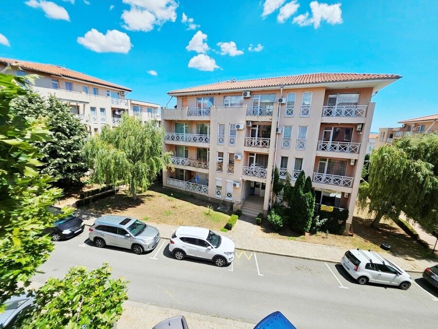 Bright 1-bedroom apartment in Sunny Day 6, Sunny Beach, with modern amenities and balcony views.