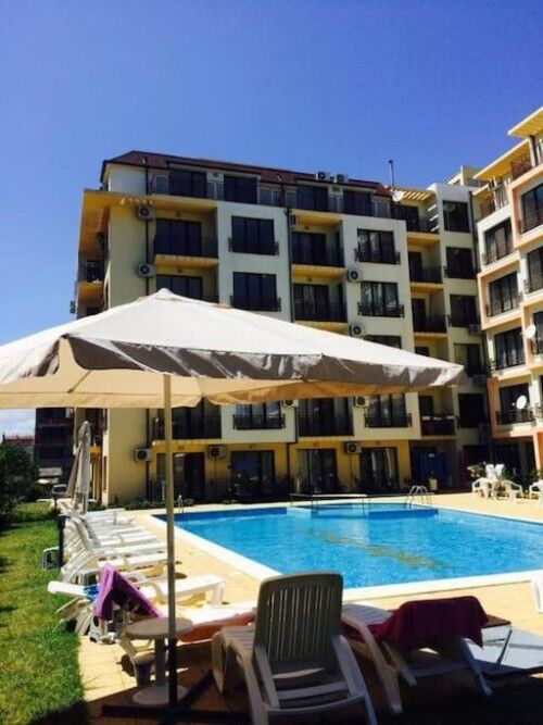Apartment with pool, sunny beach, Bulgaria, for sale.