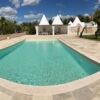 Pool and villa in Ostuni, Puglia, perfect for luxury living and holidays. Beautiful outdoor space wi.