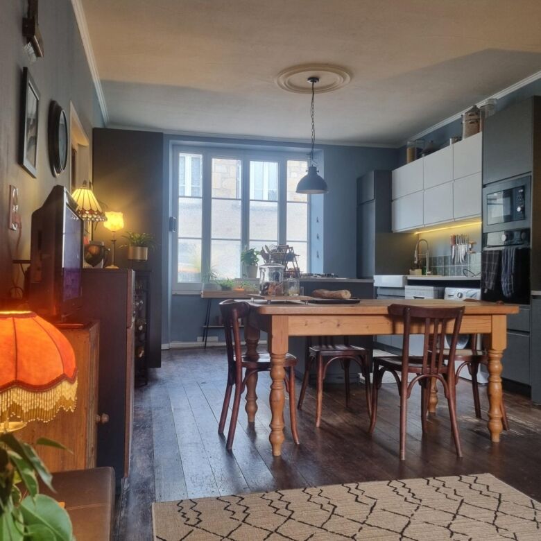 Beautiful stone mansion kitchen with modern amenities in Bugeat. Perfect for luxury living and inves.