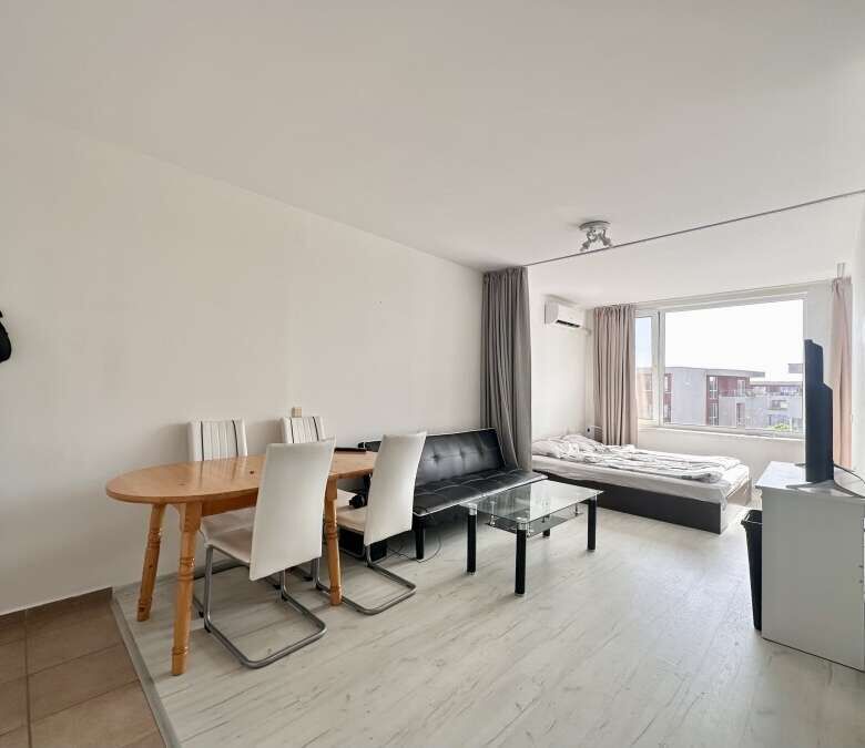 Bright 1-bedroom apartment with sea views in Nessebar Fort Club, Sunny Beach.