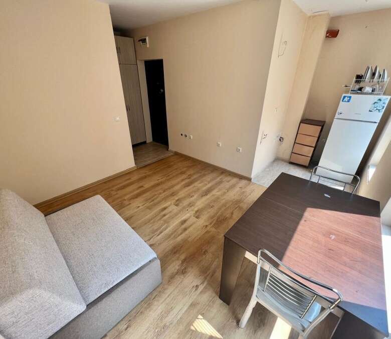 Bright interior of a 1-bedroom, 45 sq.m. apartment in Ravda's center, ideal for comfortable living o.