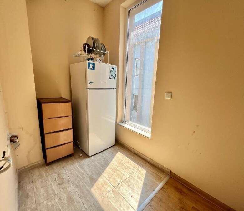 Bright interior of a 1-bedroom apartment in Ravda center.